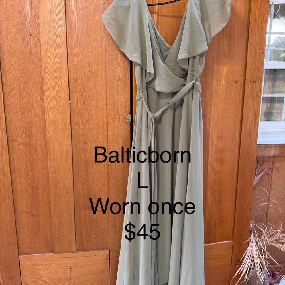Baltic Born Sage Green Maxi Dress